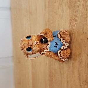 Vintage Woodlander hand painted‎ stoneware. "Maria" singer.